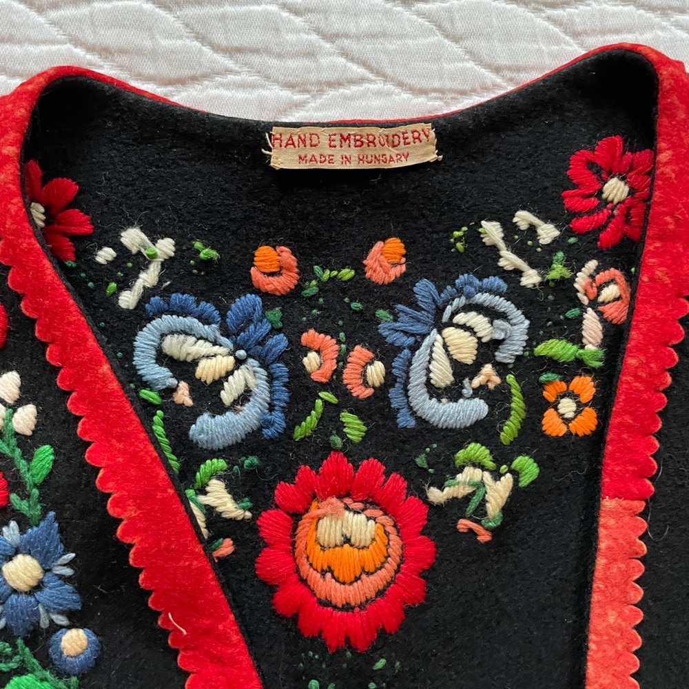 Vintage Embroidered Vest
